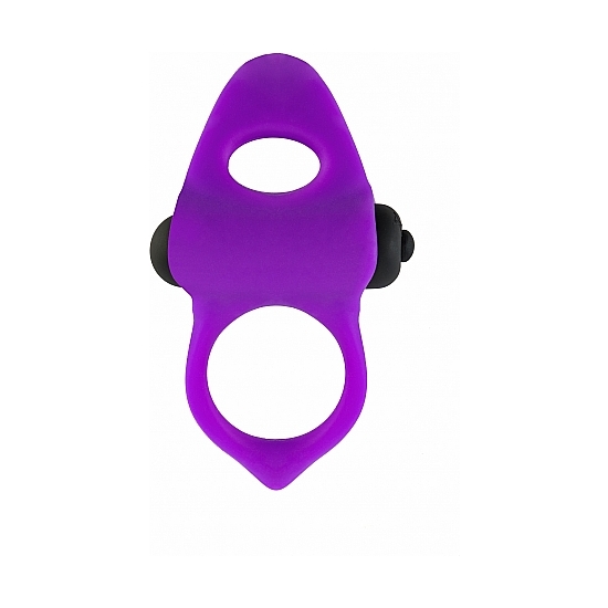 LINGUS MAX VIBRATING COCK RING - PURPLE image 2