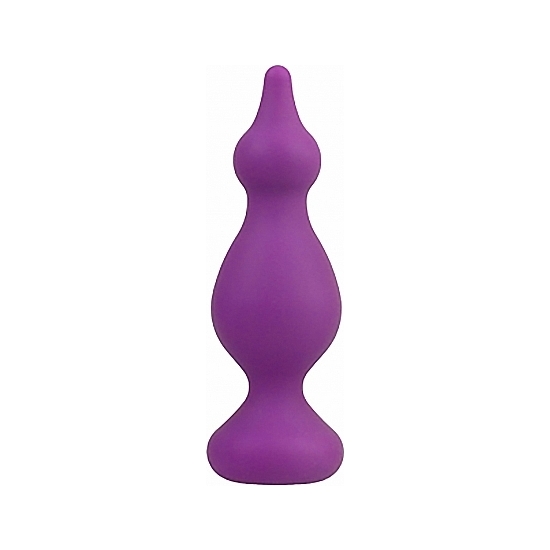 AMUSE BLACK BUTT PLUG - M - PURPLE image 0