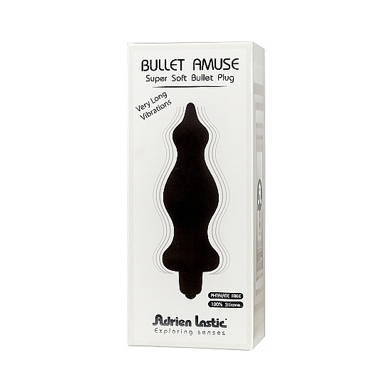 AMUSE BULLET ANAL STIMULATOR - BLACK image 1