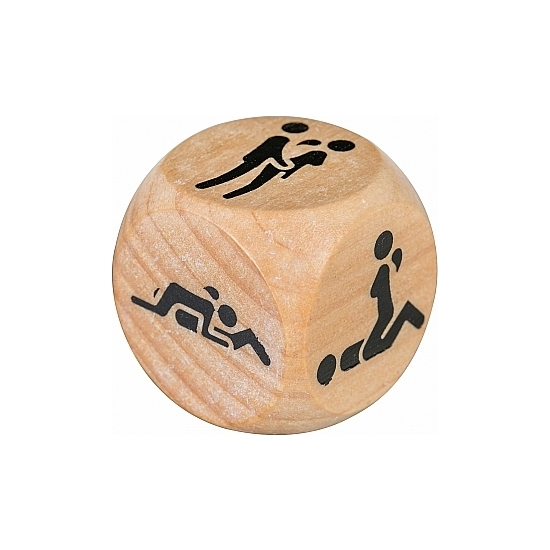 SEX POSITION DICE - 50 PCS - WOOD image 0