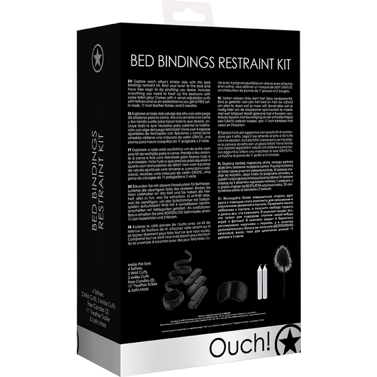 BED BINDINGS RESTRAINT KIT - BLACK image 3