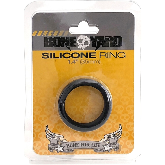 SILICONE RING - BLACK - 35MM image 1