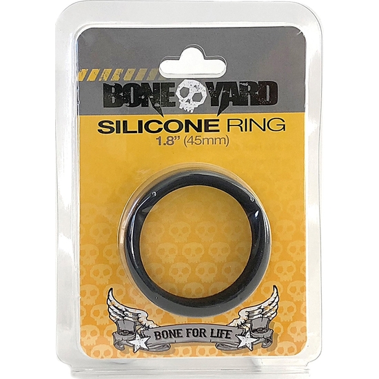 SILICONE RING - BLACK - 45MM image 1
