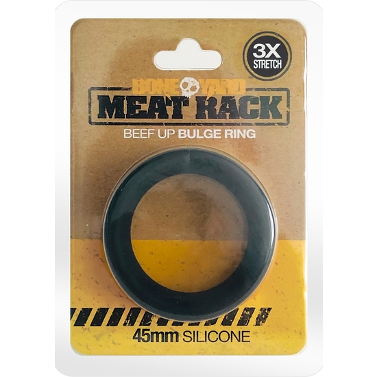 MEAT RACK COCK RING - BLACK image 1