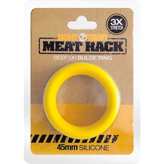 MEAT RACK COCK RING - YELLOW image 1
