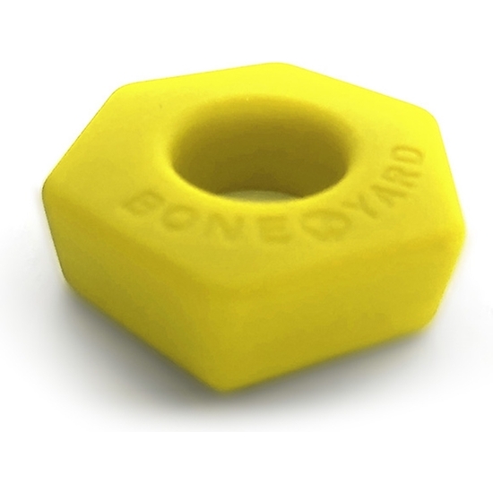 BUST A NUT COCK RING - YELLOW image 0