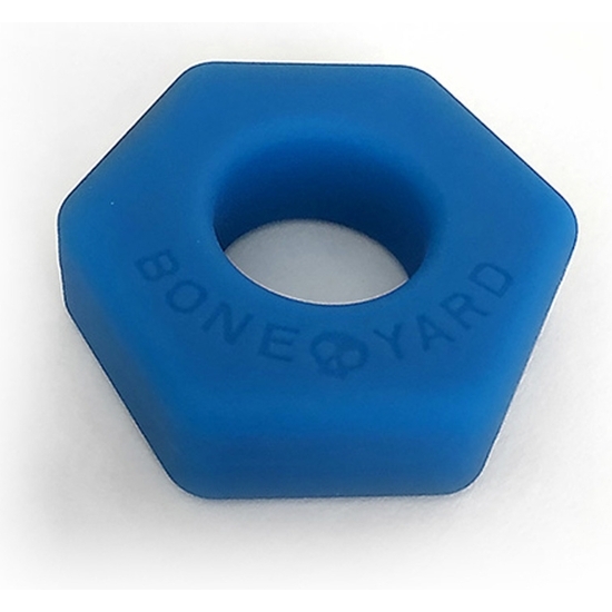 BUST A NUT COCK RING - BLUE image 0