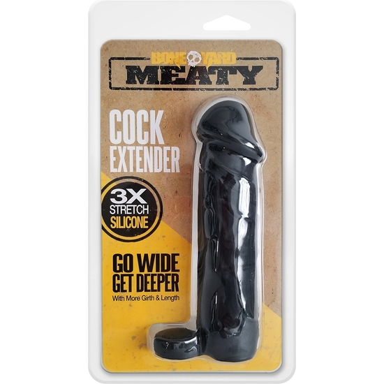 MEATY COCK EXTENDER - CLEAR image 1