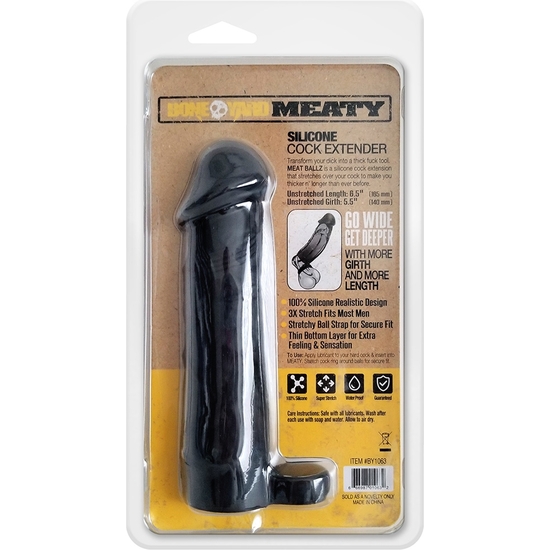 MEATY COCK EXTENDER - CLEAR image 2