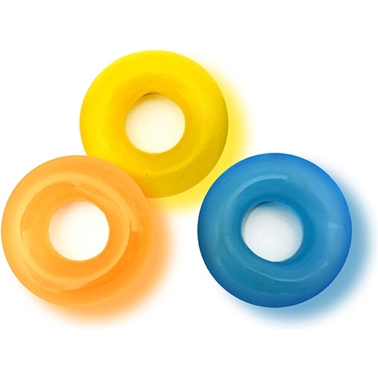 THE D RING GLOW - X3 - GLOW IN THE DARK image 0