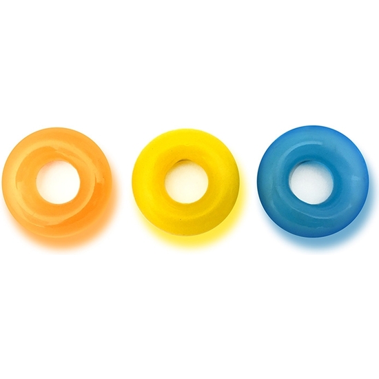 THE D RING GLOW - X3 - GLOW IN THE DARK image 3