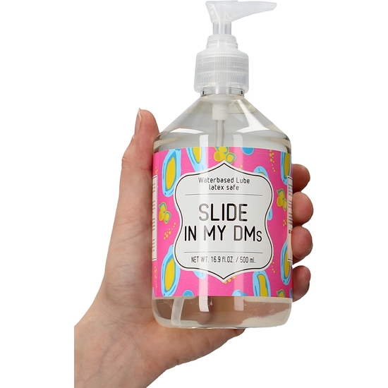 LUBRICANTE BASE DE AGUA - SLIDE IN MY DMS - 500 ML image 2