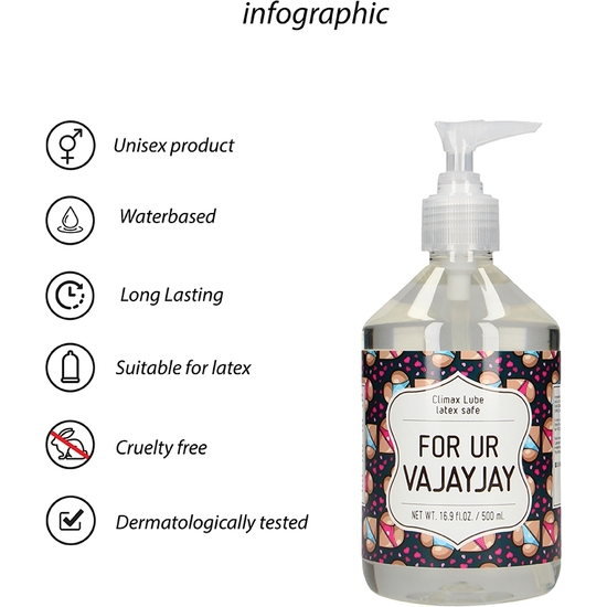 CLIMAX LUBE - FOR UR VAJAYJAY - 500 ML image 4