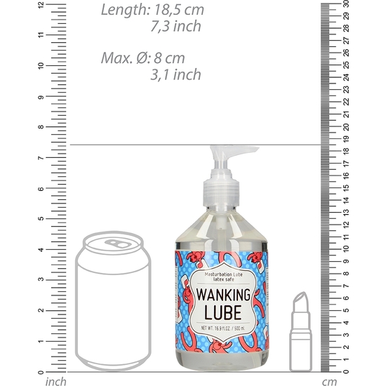 MASTURBATION LUBE - LUBRICANTE WANKING - 500 ML image 1