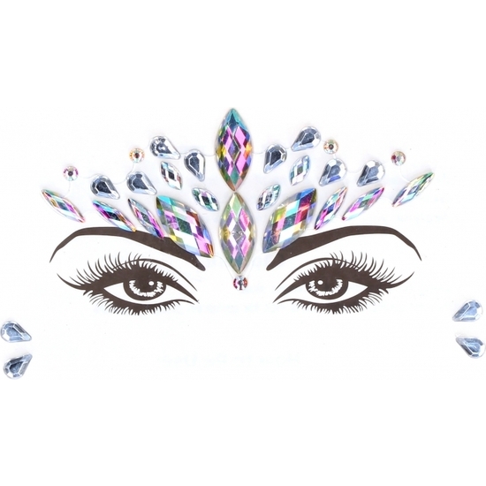 LE DESIR DAZZLING CROWNED FACE BLING STICKER image 0