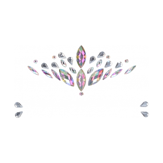 LE DESIR DAZZLING CROWNED FACE BLING STICKER image 1