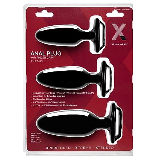 FINGER GRIP PLUG STARTER KIT - BLACK image 1