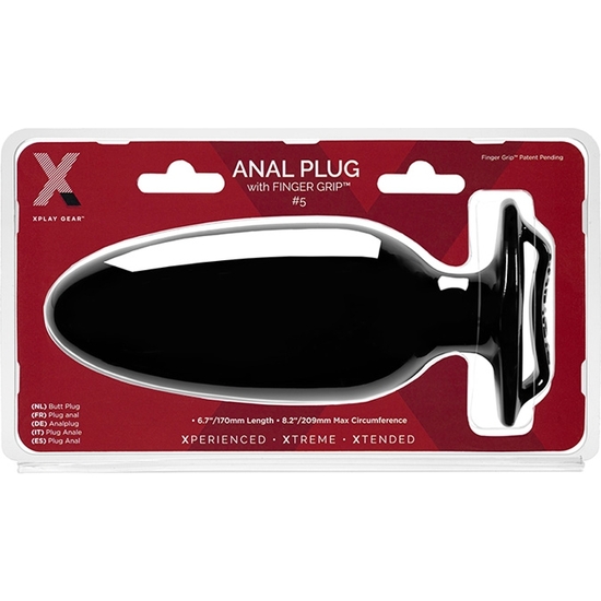 FINGER GRIP PLUG 5L - BLACK image 1