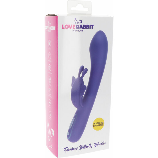 FABULOUS BUTTERFLY VIBRATOR - PURPLE image 1