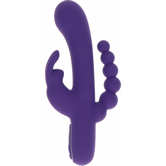 TRIPLE PLEASURE VIBRATOR-PURPLE image 5