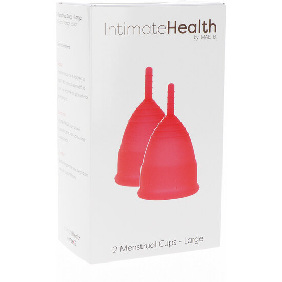 MENSTRUAL CUPS SIZE L-RED image 1