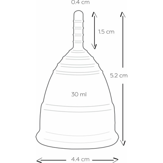 MENSTRUAL CUPS SIZE L-RED image 5
