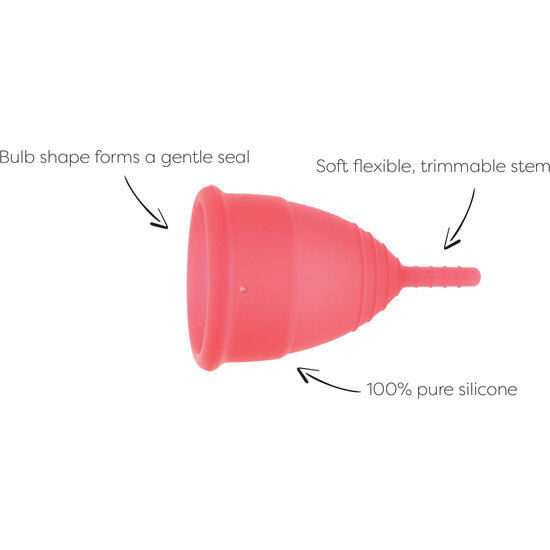 MENSTRUAL CUPS SIZE L-RED image 6