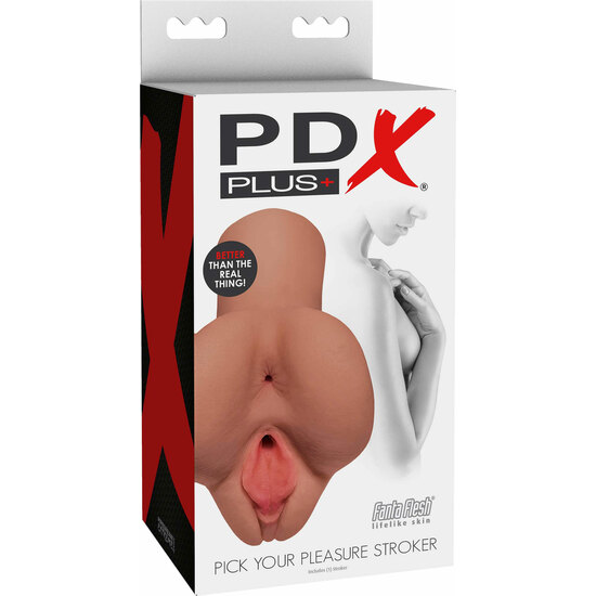 PICK YOUR PLEASURE STROKER - CARAMEL image 1