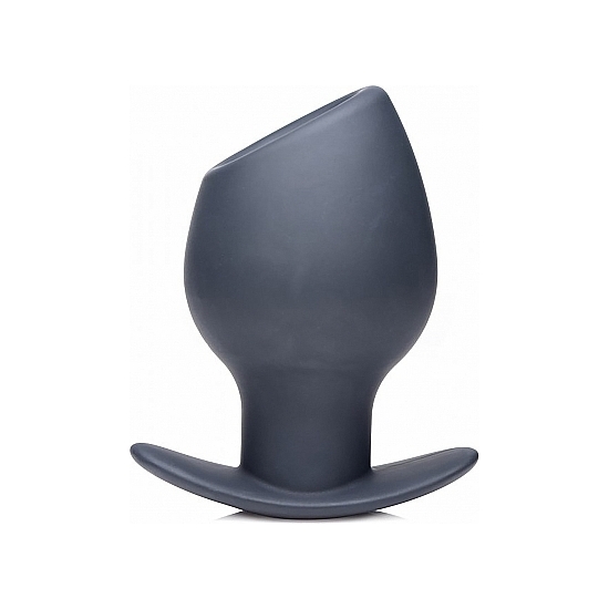 ASS GOBLET SILICONE HOLLOW ANAL PLUG - SMALL image 0