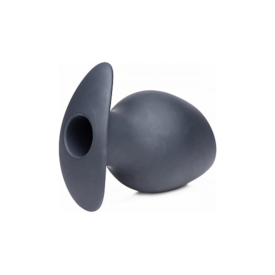 ASS GOBLET SILICONE HOLLOW ANAL PLUG - SMALL image 3