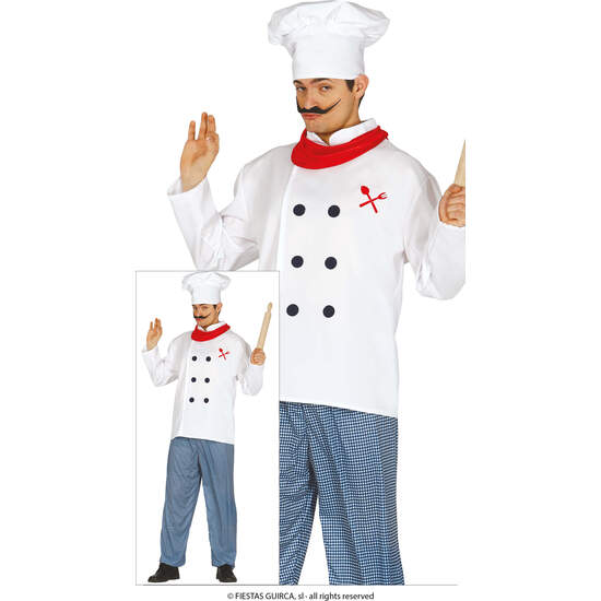 DISFRAZ COCINERO - CHEF image 0