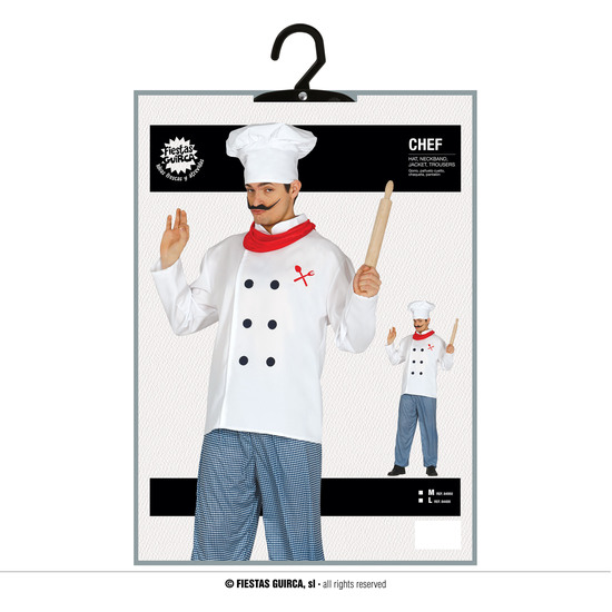 DISFRAZ COCINERO - CHEF image 4