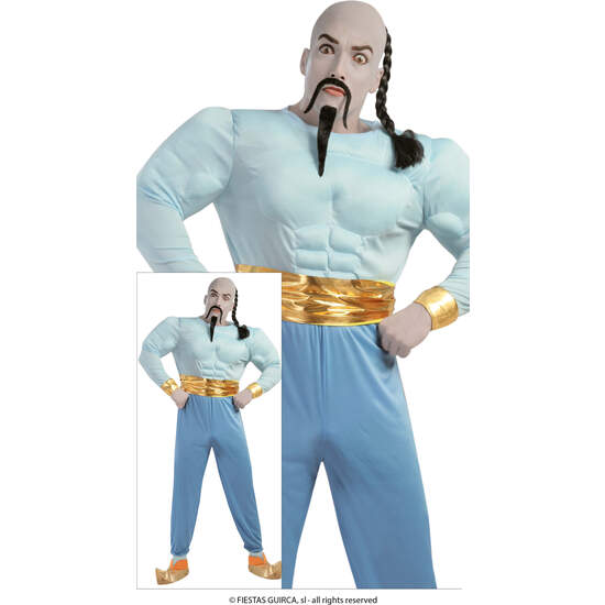 DISFRAZ GENIO DE LA LÁMPARA MUSCULOSO image 0