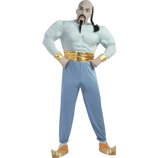 DISFRAZ GENIO DE LA LÁMPARA MUSCULOSO image 1