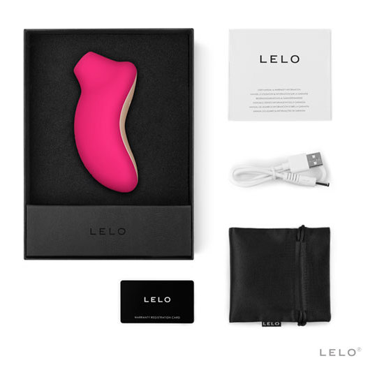 LELO SONA CRUISE SONIC CLITORAL MASSAGER CERISE image 3