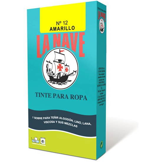 TINTE ROPA LA NAVE - AMARILLO image 0