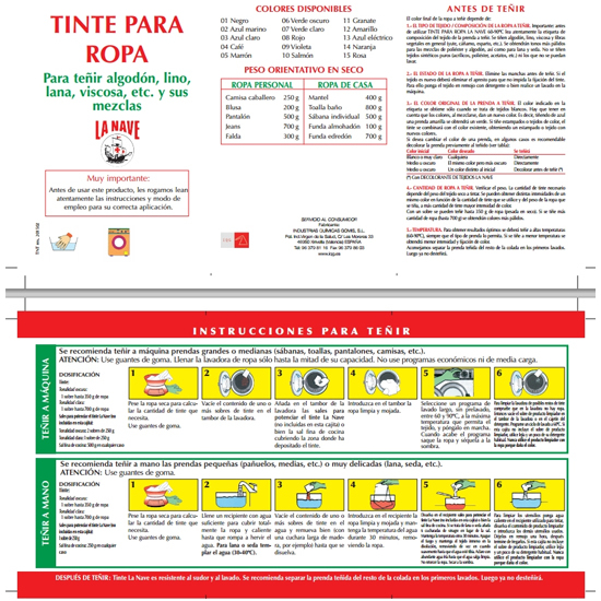 TINTE ROPA LA NAVE - AMARILLO image 3