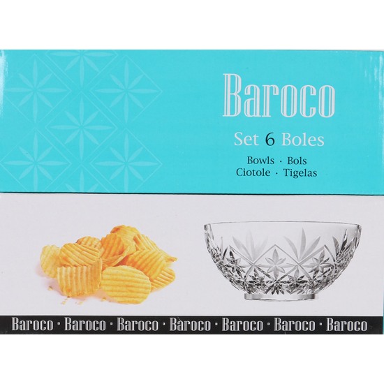 SET 6 BOLS 10.6CM BAROCO image 3