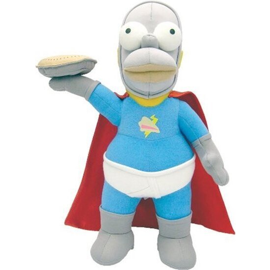 SIMPSONS - PELUCHE HOMER SUPER HEROE 37CM image 0