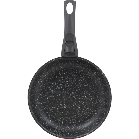 SET 2 SARTENES 24 + 28 CM CLICK AND COOK BLACK CON MANGO CLICK AND COOK image 1