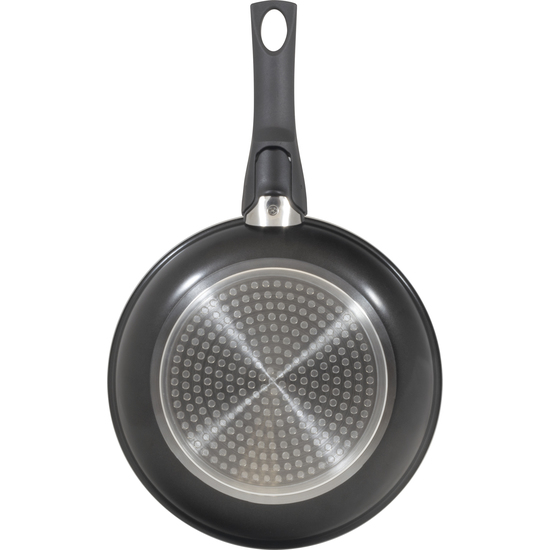 SET 2 SARTENES 24 + 28 CM CLICK AND COOK BLACK CON MANGO CLICK AND COOK image 2