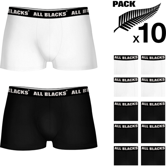 SET 10 BOXERS - 6 NEGRO/4 BLANCO - 100% ALGODÓN image 2