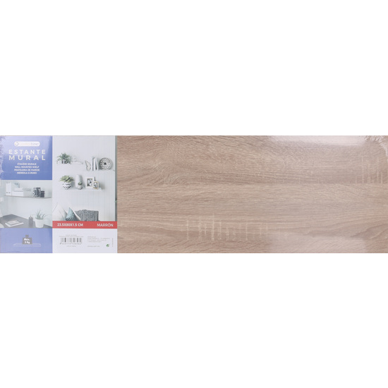 ESTANTE MURAL MDF 23.5X80X1.5 BR. CONFORTIME image 3