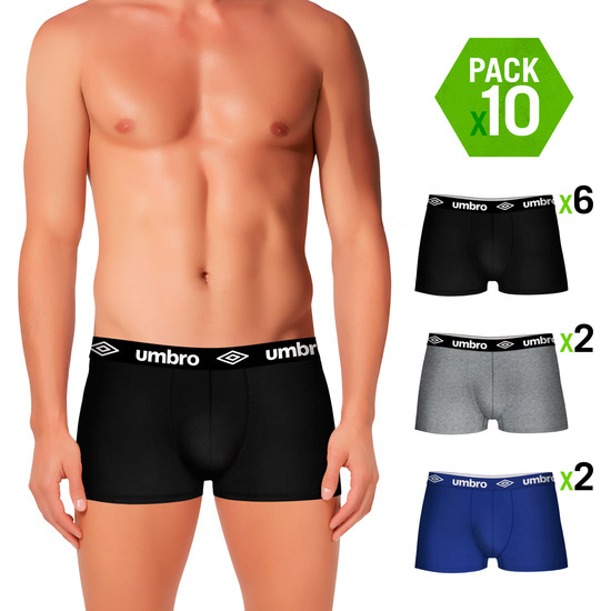 SET DE 10 BOXERS UMBRO (10MULTICOLOR)  image 0