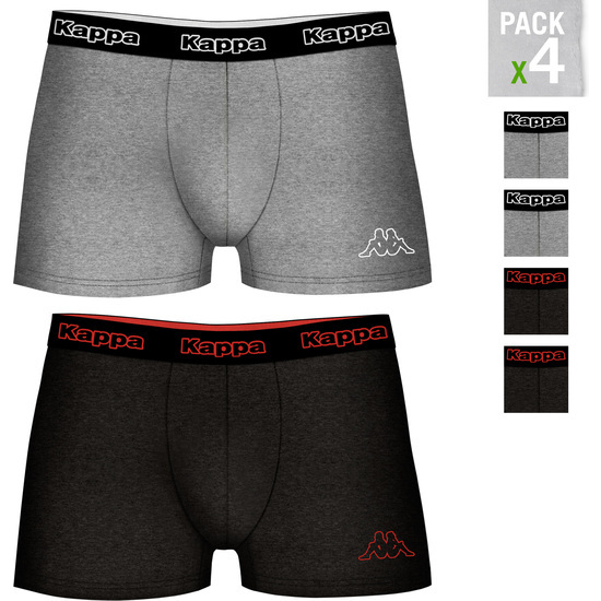 SET 4PCS BOXERS- GRIS CLARO, GRIS OSCURO  image 0