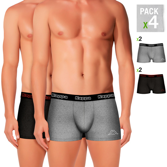 SET 4PCS BOXERS- GRIS CLARO, GRIS OSCURO  image 1