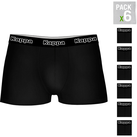 SET 6 BOXER KAPPA NEGRO  image 0