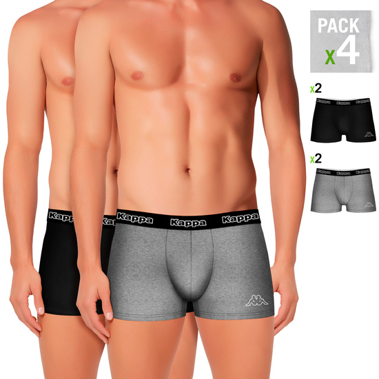 SET 4PCS BOXERS - NEGRO, GRIS  image 1