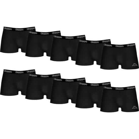 SET 10PCS BOXERS KAPPA - NEGRO image 0