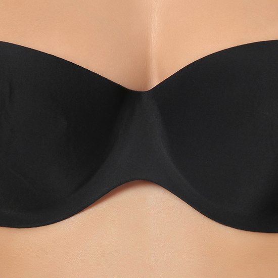 SET DE 3 UDS. INVISIBLE BRA STRAPLESS AUTOADHESIVO - COLOR NEGRO image 2